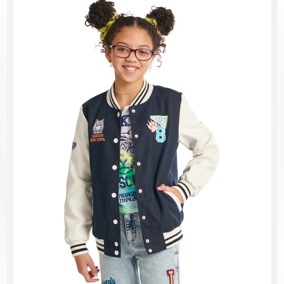 Justice Other - Justice Stranger Things Varsity Jacket Hawkins HS Tigers